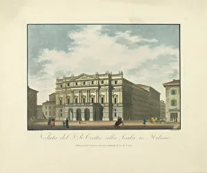 Ca 1820 Collection: Teatro alla Scala, ca 1820