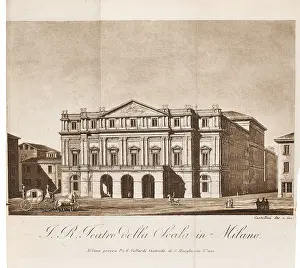 Scala Prints: Teatro alla Scala di Milano, 1819