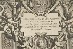 Coat Of Arms Gallery: Teatro delle Nobili et Virtuose Donne... 1616. Creator: Isabella Catanea Parasole