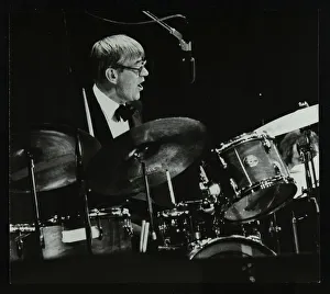 Parnell Prints: Ted Heath Band drummer Jack Parnell playing at the Forum Theatre