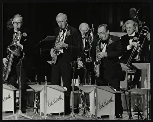 The Ted Heath Orchestra in concert at the Barbican Hall, London, 5 December 1985