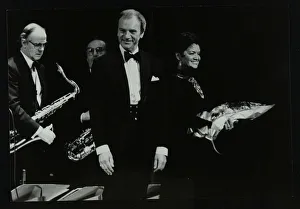 The Ted Heath Orchestra in concert at the Forum Theatre, Hatfield, Hertfordshire, 18 November 1983