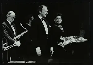 The Ted Heath Orchestra in concert at the Forum Theatre, Hatfield, Hertfordshire, 18 November 1983