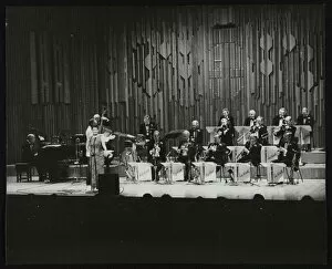 Auditorium Gallery: The Ted Heath Orchestra performing at the Barbican Hall, London, December 1985. Artist