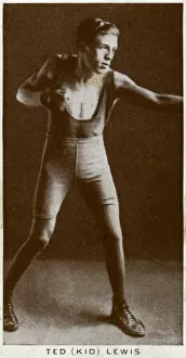 Ted Kid Lewis, British boxer, (1938)