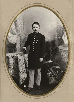 Teenage Boy in Uniform, late 19th cent - early 20th cent. Creator: IV Bulatov