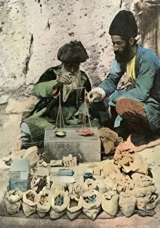 Herbal Medicine Gallery: Teheran. Epicier Droguiste Sur La Place Royale, (Apothecary on the Royal Square), 1900