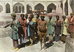 Boulanger Collection: Teheran. Procession De Derviches Martyrs, (Procession of Dervish Martyrs), 1900