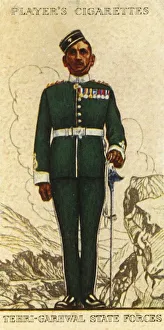Outcrop Prints: The Tehri-Garhwal State Forces, 1936. Creator: Unknown