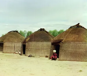 Nomadic Prints: Tekin yurts, Bairam-Ali area, Turkmenistan