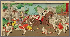Chino Japanese War Of 1894 1895 Gallery: Telegram from Korea (Chosen denpo), 1894. Creator: Adachi Ginko