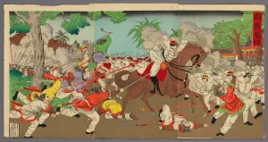 Dead Body Collection: Telegram from Korea (Chosen denpo), 1894. Creator: Adachi Ginko