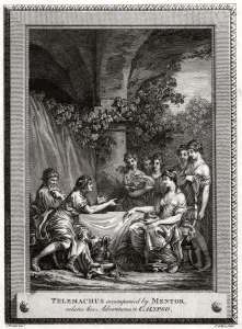 Gesticulating Prints: Telemachus accompanied by Mentor