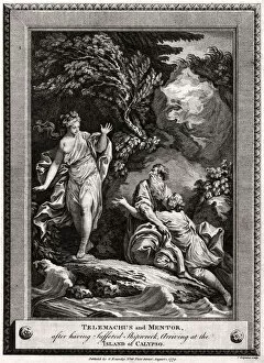 Calypso Collection: Telemachus and Mentor, after having suffered a shipwreck, arrive at the Island of Calypso, 1774