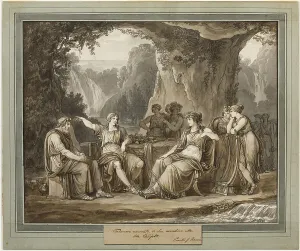 Telemachus Prints: Telemachus Relates His Adventures to the Goddess Calypso