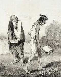 Télémaque ravagé par l'amour, 1842. Creator: Honore Daumier