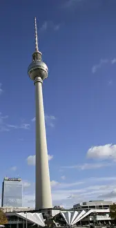 Heritage Prints: Television Tower, (Fernsehturm), Berlin, Germany, 2025. Creator: LTL