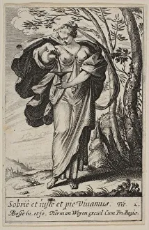 Temperance Prints: Temperance, 1636. Creator: Abraham Bosse