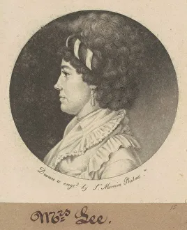 Temperance Hedge Lee, 1799. Creator: Charles Balthazar Julien Fevret de Saint-Mé