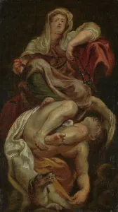 Temperance Subduing Intemperance, probably c1700. Creator: Unknown