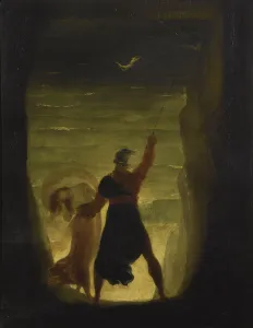 Shakespeare Prints: The Tempest. Prospero and Ariel