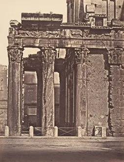 Constant Prints: Tempio di Antonino e Faustina, 1848-52. Creator: Eugene Constant
