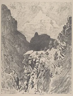 The Temple, 1912. Creator: Joseph Pennell