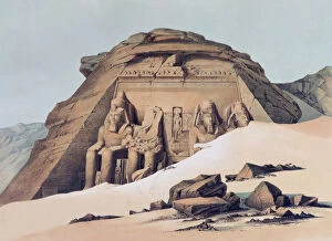 E Weidenbach Gallery: Temple of Abu Simbel, 1842-1845. Artist: E Weidenbach