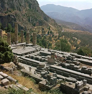 Oracle Prints: Temple of Apollo at Delphi, 6th century BC