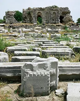 Temple of Athena, Troy IX stratum, Troy, Turkey, 2005. Creator: Unknown