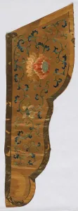 Temple banner, China, 1700 / 50, Qing dynasty (1644-1911). Creator: Unknown