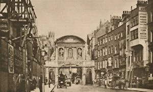 Sir Christopher Wren Collection: Temple Bar: The City Boundary in the Strand in the Year 1878, c1935. Creator: Unknown