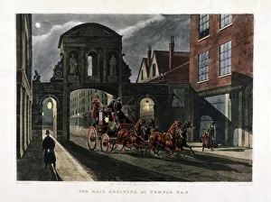 Bailey Prints: Temple Bar, London, 1834. Artist: John Bailey
