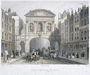 Deroy Gallery: Temple Bar, London, 1854. Artist: Deroy