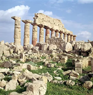 Temple C at Selinunte in Sicily, 6th century
