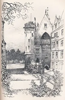 Central London Gallery: The Temple, c1902. Artist: Tony Grubhofer