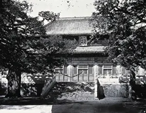 Peking China Asia Prints: Temple of Confucius (Kong Miao)
