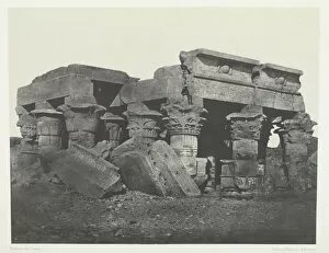 Egypte Nubie Palestine Et Syrie And Gallery: Temple d Ombos, Haute-Egypte, 1849 / 51, printed 1852. Creator: Maxime du Camp