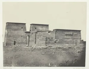 Maxime Du Camp Gallery: Temple De Dakkeh (Ancienne Pselcis); Nubie, 1849 / 51, printed 1852