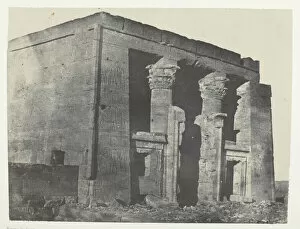 1852 Gallery: Temple De Dakkeh, Naos; Nubie, 1849 / 51, printed 1852. Creator: Maxime du Camp