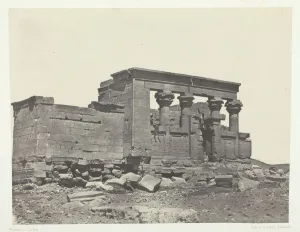 Nubia Prints: Temple de Debod, Parembole de l Itineraire d Antonin;Nubie, 1849 / 51