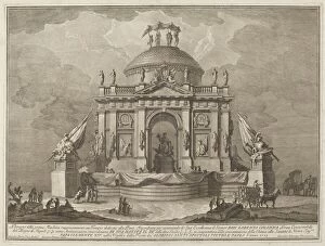 A Temple Dedicated to Peace, for the 'Chinea' Festival, 1773
