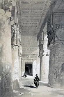 Dandarah Gallery: Temple of Denderah, Egypt, 19th century. Artist: Henry Pilleau