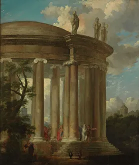 Paolo Panini Prints: The Temple of Diana, c.1740. Creator: Giovanni Paolo Panini