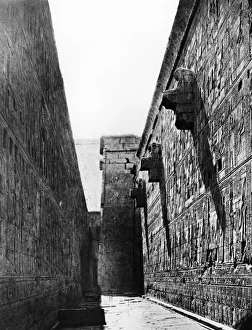 Idfu Prints: Temple Edfu, Egypt, 1893. Artist: Auguste Edouard Mariette
