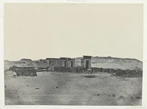Nubia Prints: Temple et Village de Debod, Parembole de l Itineraire d Antonin;Nubie