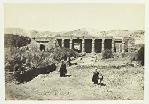 The Temple of Goorneh, Thebes, 1857. Creator: Francis Frith
