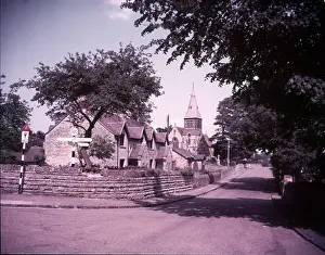Shakespeare Prints: Temple Grafton, Warwickshire, c1955. Creator: Arthur Charles Kirby Ware
