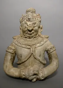 Temple Guardian (Rakshasa), 14th / 15th century. Creator: Unknown