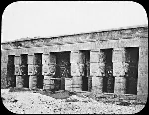 Dandarah Gallery: Temple of Hathor, Dendera, Egypt, c1890. Artist: Newton & Co